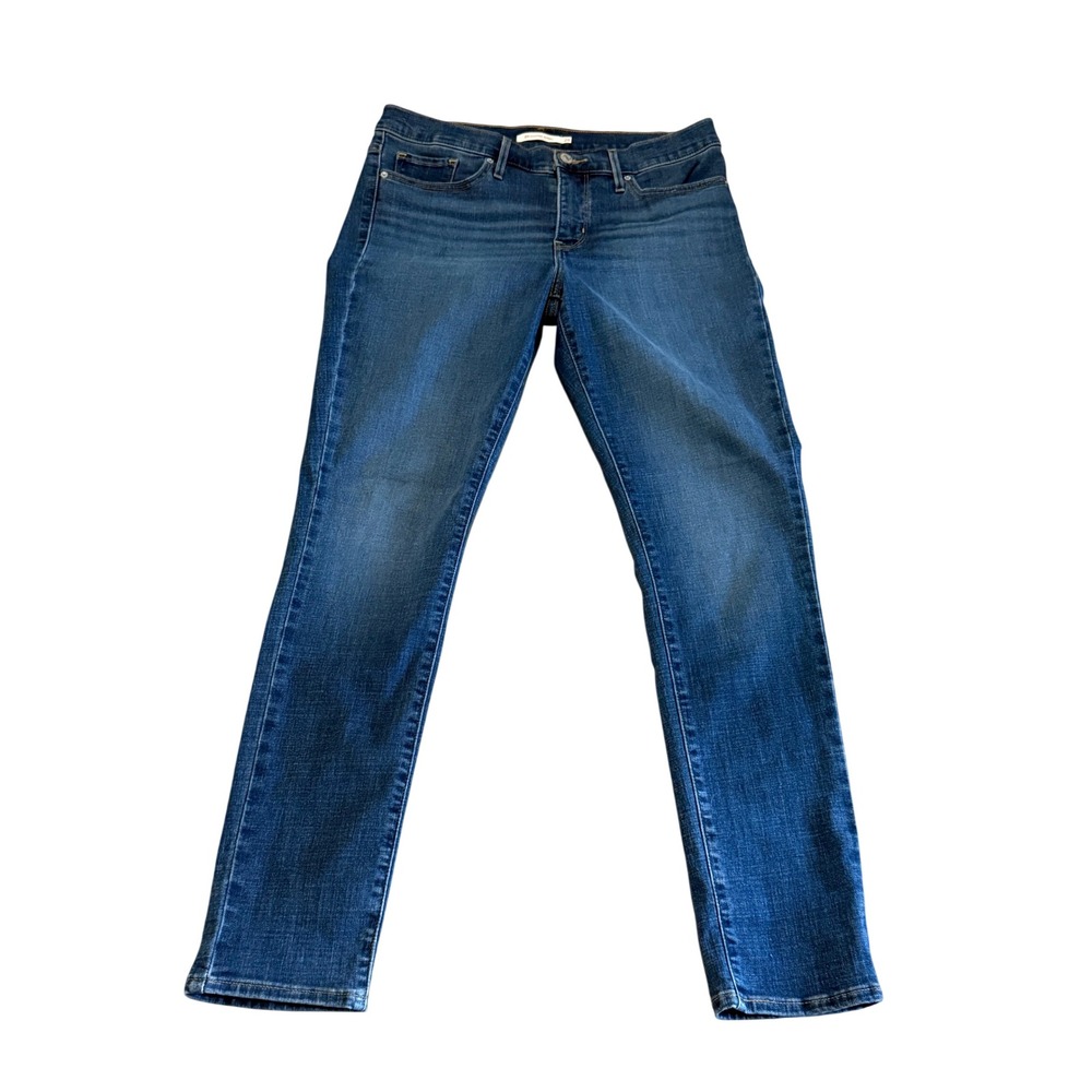 Levis 311 Shaping Skinny Jeans Womens 29 Medium Wash Blue Denim Mid Rise